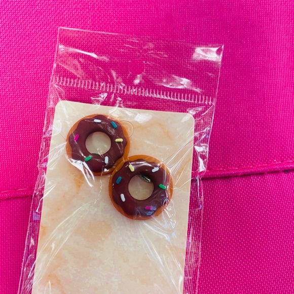 Adorable donut earrings - Picture 2 of 2